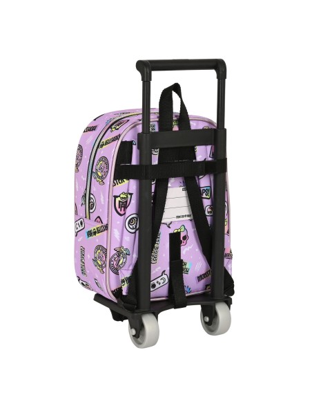 Cartable à roulettes Monster High Best boos Lila 22 x 27 x 10 cm