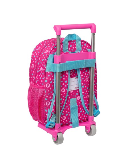 Cartable à roulettes Pinypon Bleu Rose 26 x 34 x 11 cm