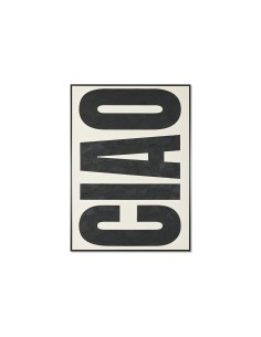 Cadre Home ESPRIT Ciao Blanc Noir Moderne 103 x 4,5 x 143 cm 103 x 4 x 143 cm