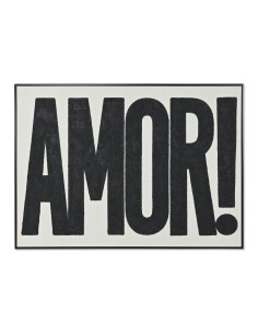 Cadre Home ESPRIT Amor! Blanc Noir Moderne 103 x 4,5 x 143 cm