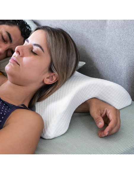 Oreiller Cervical Viscoélastique pour Couple Cozzy InnovaGoods