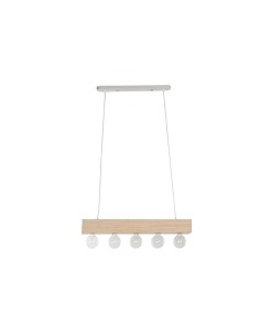 Suspension Home ESPRIT Blanc Noir Marron Clair Bois 50 W 80 x 10 x 30 cm