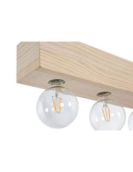 Suspension Home ESPRIT Blanc Noir Marron Clair Bois 50 W 80 x 10 x 30 cm
