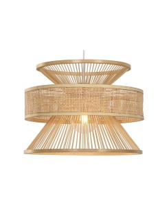 Suspension Home ESPRIT Marron Bambou 50 W 40 x 40 x 30 cm 2