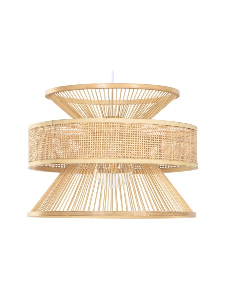 Suspension Home ESPRIT Marron Bambou 50 W 40 x 40 x 30 cm