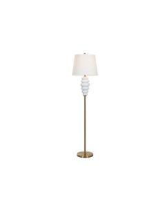 Lampadaire Home ESPRIT Blanc Doré 220 V 43 x 43 x 170 cm