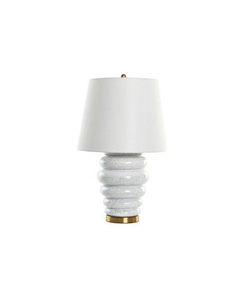 Lampe de bureau Home ESPRIT Blanc Doré 50 W 220 V