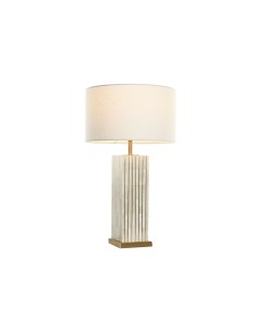 Lampe de bureau Home ESPRIT Beige Doré 50 W 220 V 2