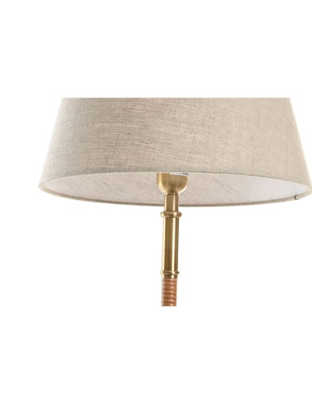 Lampe de bureau Home ESPRIT Beige Doré Naturel 50 W 220 V