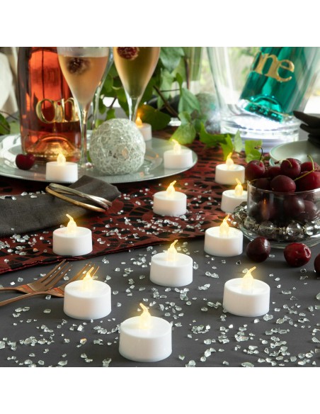 Lot de Bougies Chauffe-plat LED Romandle InnovaGoods 12 Unités