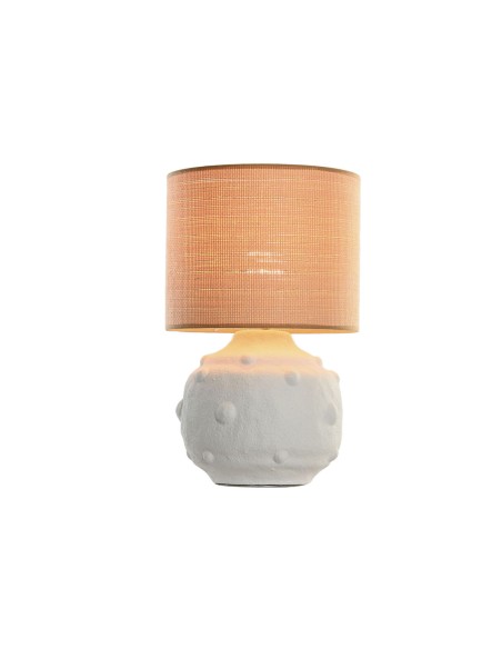 Lampe de bureau Home ESPRIT Blanc Marron 50 W 220 V