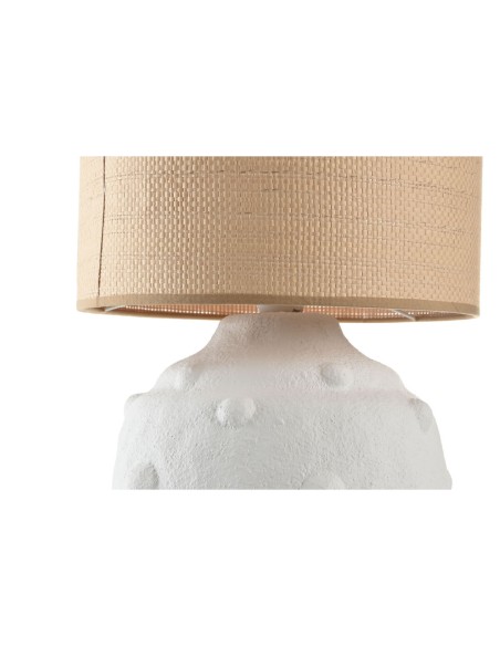 Lampe de bureau Home ESPRIT Blanc Marron 50 W 220 V