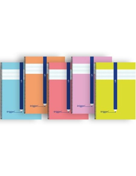 Cahier Eriggan Din A4 80 Volets (10 Unités)