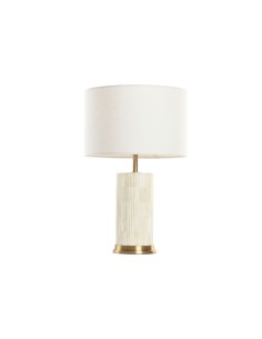 Lampe de bureau Home ESPRIT Blanc Beige Doré 50 W 220 V