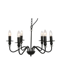 Suspension Home ESPRIT Noir Métal 25 W 54 x 54 x 46 cm 2