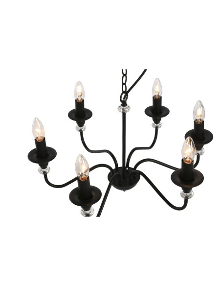 Suspension Home ESPRIT Noir Métal 25 W 54 x 54 x 46 cm