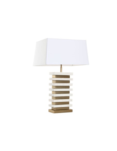 Lampe de bureau Home ESPRIT Blanc Doré 50 W 220 V