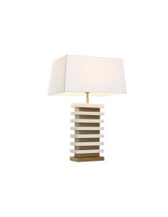 Lampe de bureau Home ESPRIT Blanc Doré 50 W 220 V 2
