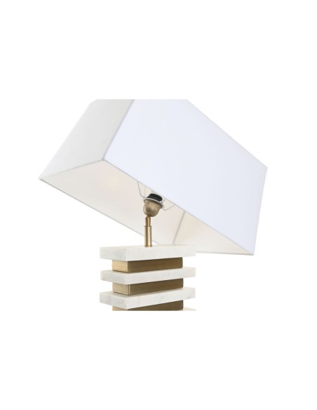 Lampe de bureau Home ESPRIT Blanc Doré 50 W 220 V