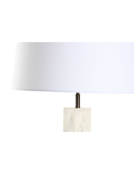 Lampe de bureau Home ESPRIT Blanc Bronze 50 W 220 V
