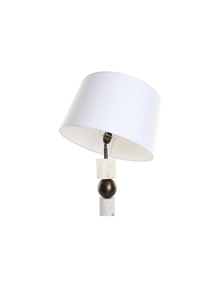 Lampe de bureau Home ESPRIT Blanc Bronze 50 W 220 V