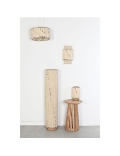 Suspension Home ESPRIT Noir Jute 50 W 39 x 39 x 21 cm 2