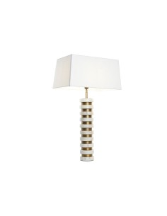 Lampe de bureau Home ESPRIT Blanc Beige Doré 50 W 220 V 2