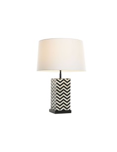 Lampe de bureau Home ESPRIT Blanc Noir 50 W 220 V 2