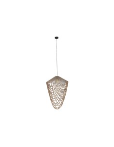 Suspension Home ESPRIT Marron Clair Jute Bois 67 x 67 x 100 cm