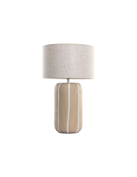 Lampe de bureau Home ESPRIT Blanc Marron 50 W 220 V