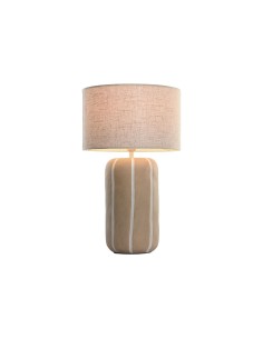 Lampe de bureau Home ESPRIT Blanc Marron 50 W 220 V 2