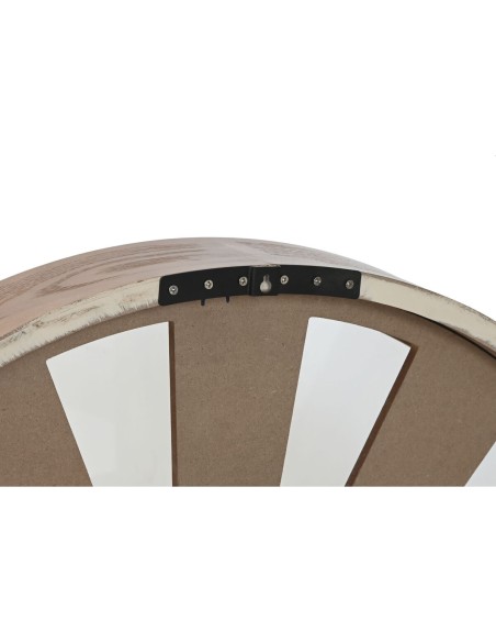 Horloge Murale Home ESPRIT Naturel Bois Métal 80 x 9,5 x 80 cm