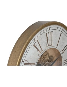 Horloge Murale Home ESPRIT Doré Argenté Verre Fer 72 x 8,5 x 72 cm 2