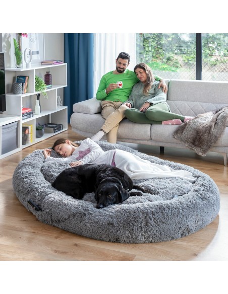 Lit de Chien pour Humains  Human Dog Bed XXL InnovaGoods Grey