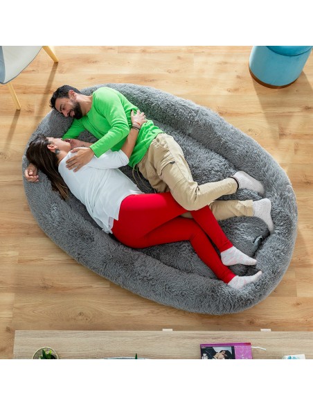 Lit de Chien pour Humains  Human Dog Bed XXL InnovaGoods Grey