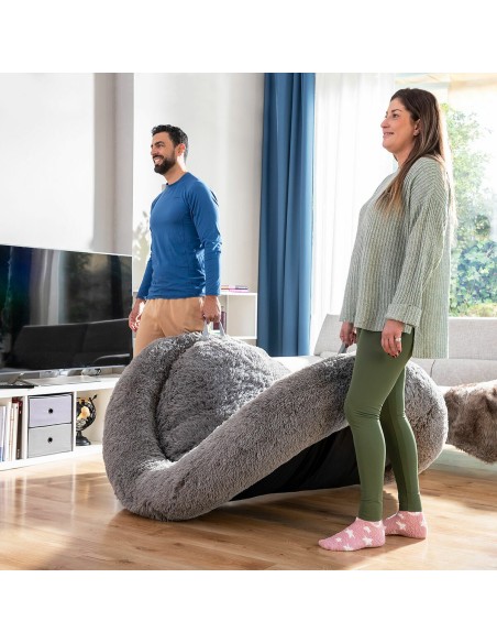 Lit de Chien pour Humains  Human Dog Bed XXL InnovaGoods Grey