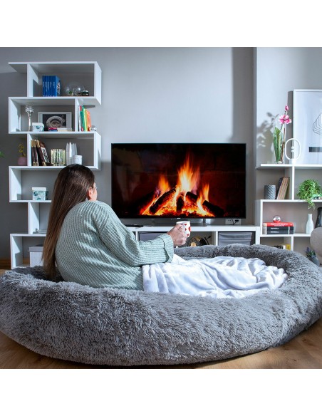 Lit de Chien pour Humains  Human Dog Bed XXL InnovaGoods Grey