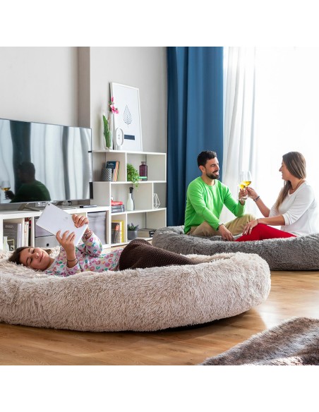 Lit de Chien pour Humains  Human Dog Bed XXL InnovaGoods Grey