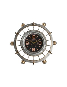 Horloge Murale Home ESPRIT Doré Argenté Fer Vintage 48 x 11 x 44,5 cm