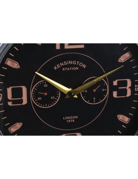 Horloge Murale Home ESPRIT Doré Argenté Métal Avion Vintage 50 x 10,5 x 49,5 cm