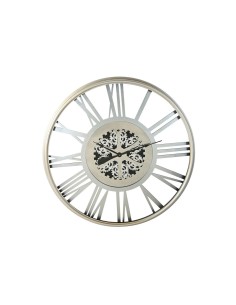 Horloge Murale Home ESPRIT Argenté Fer 102 x 9,5 x 102 cm