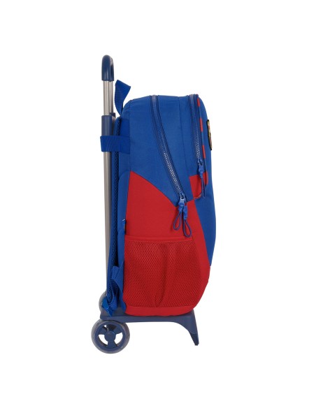 Cartable à roulettes F.C. Barcelona Bleu Bordeaux 32 x 44 x 16 cm