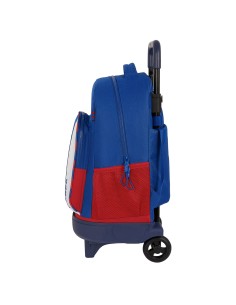 Cartable à roulettes F.C. Barcelona Bleu Bordeaux 33 X 45 X 22 cm 2