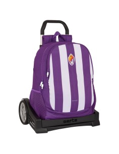 Cartable à roulettes Real Valladolid C.F. Violet 32 x 44 x 16 cm