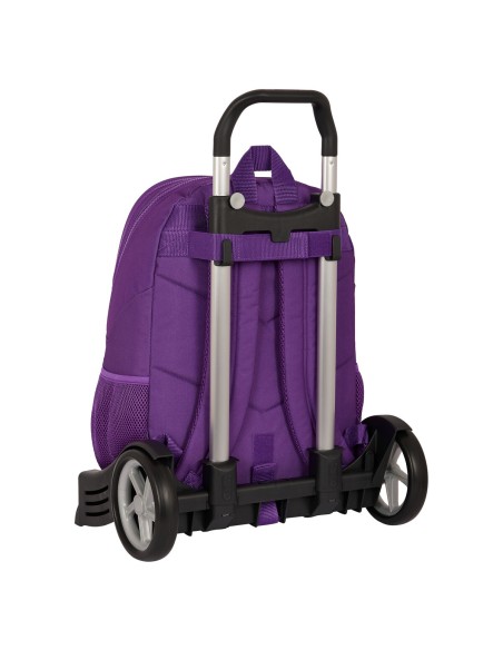 Cartable à roulettes Real Valladolid C.F. Violet 32 x 44 x 16 cm
