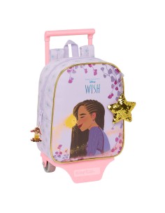 Cartable à roulettes Wish Lila 22 x 27 x 10 cm