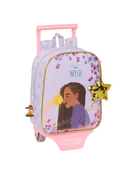 Cartable à roulettes Wish Lila 22 x 27 x 10 cm
