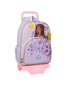 Cartable à roulettes Wish Lila 33 x 42 x 14 cm