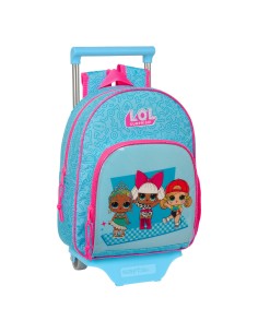 Cartable à roulettes LOL Surprise! Divas Bleu 28 x 34 x 10 cm