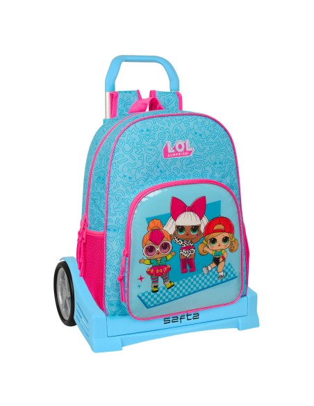 Cartable à roulettes LOL Surprise! Divas Bleu 33 x 42 x 14 cm